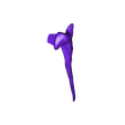 Cervical_Rib_Left_08.OBJ Archivo OBJ Esqueleto de T-rex a tamaño real - Parte 10/10・Objeto para impresora 3D para descargar
