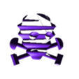 Insulator Skull Rev 2.stl Télécharger fichier STL gratuit Ode à la haute tension Sparky • Design imprimable en 3D, BT_Creator