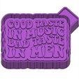 good-1.png Good Taste In Music, Bad Taste In Men FRESHIE MOLD - SILICONE MOLD BOX