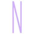 N.stl Letters and Numbers ALIENS | Logo
