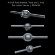 New-Project-2021-09-15T210148.101.png Fichier STL 9-Inch Ford Rearend / Rear end / Axle Pour custom diecast / Model kit・Modèle pour imprimante 3D à télécharger