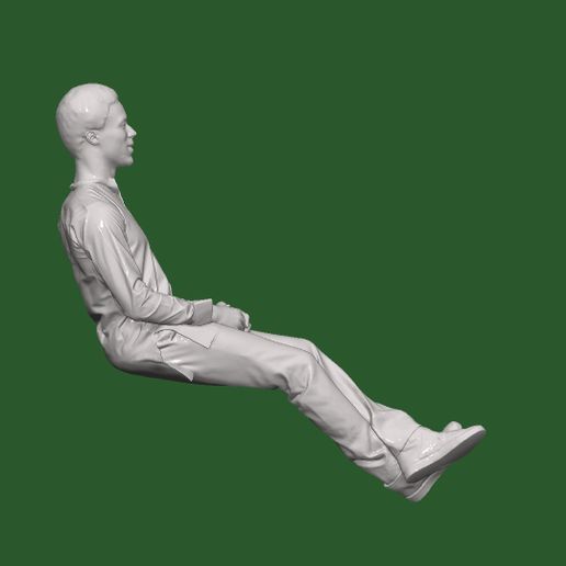 DOWNSIZEMINIS_mansit328b.jpg MAN SIT PEOPLE CHARACTER DIORAMA