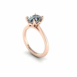1.jpg STL file Tiffany Solitaire Ring R7・3D printable model to download
