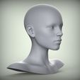 301-голова-16.79.jpg 19 3D Head Face Female Character Women teenager portrait doll 3D model