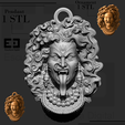 Kali-pendant-5.png Kali - Pendant - Ceremonial relief