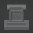 Headstone.Two-01.png Grave Markers, Set of 5 ( 28mm Scale )