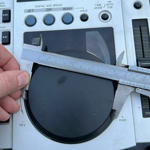 🛞 Jog Wheel cdj-100s・ STL File for ・Cults