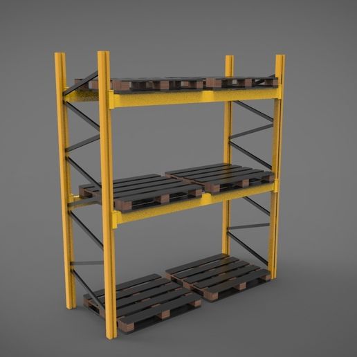 🪑 warehouse rack・ STL File for 3D printing・Cults