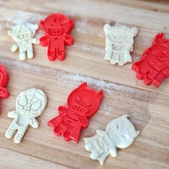 IMG-20220813-WA0028-01.jpeg STL file Cookie Cutter - Cookie Cutter - Kit Super Heroes・3D printing idea to download