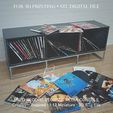 ENZO-RECORD-STORAGE-MEDIA-CONSOLE-MINIATURE.jpg MINIATURE ENZO Record Storage Media Console | Home Music Studio Miniature Furniture Collection
