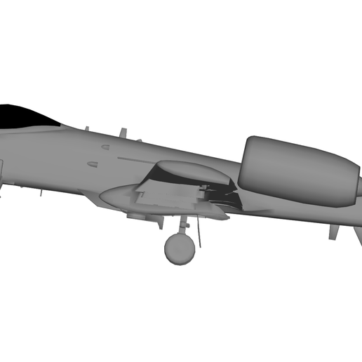 2.png OBJ-Datei Fairchild A-10 Thunderbolt II・3D-druckbares Modell zum herunterladen, 3d-model