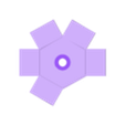 Hexagon 5fach.stl Wled Philips Hue Lines Diy