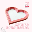 3.png PHOTO FRAME - BREAST HEART
