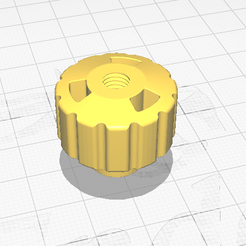 m6.png STL file Cymbal Nut M6・Template to download and 3D print