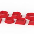 FIGURAS-BASICAS.2.jpg STL file CUTTING BASIC FIGURES 50mm・3D printing template to download