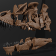 tyrannolophosaur-skull-jurassic-world-alive-model-3d-print-5.png tyrannolophosaur skull jurassic world alive model 3d print