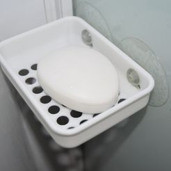 Porte_savon.JPG Soap dish for shower with suction cup - porte savon à ventouses