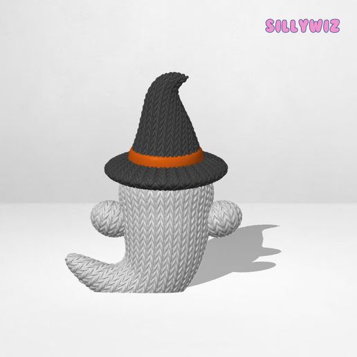 3.jpg Fantasma divertido - Halloween - Punto - Ganchillo