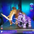Manny_prev_post-a_007.jpg MANNY - ICE AGE - MAMMOTH - ARTICULATED , PRINT-IN-PLACE, FLEXI