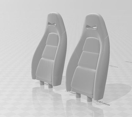 front files for Jeep JK (2dr) Injora hardbody 3D model