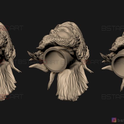 STL file Thor Head - Chris Hemsworth - Avenger - Endgame 3D print model ...