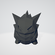 Gengar_low-poly-1.png Free STL file Gengar Low-poly Pokemon・Object to download and to 3D print
