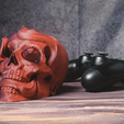 snake-and-skull-controller-stand-3d-print-nintendo-switch-pro-controller-holder-3.png Подставка для контроллера "Череп и змея" - контроллер Switch Pro