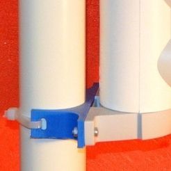 holder2_display_large.jpg Бесплатный STL файл Mount Legrand socket outlet strip to IKEA table leg・Идея 3D-печати для скачивания