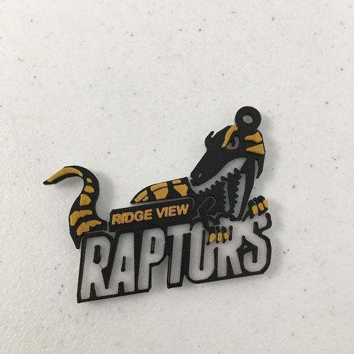 Ridge View Raptor Logo - 3D model önizlemesi