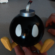 painted2.png Free STL file Easy to Print Bob-omb!・Design to download and 3D print