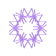Snowflake Small 024.stl 100 Snowflakes