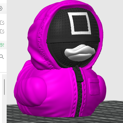 Rubber duck-Squid Game-Square 3D model