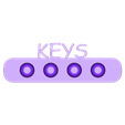 Keys_Holder_Nick.stl Magnetic Key ring