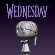 b.jpg STL file Wednesday Addams - Merlina Addams - Funko Pop・3D printer design to download