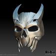 GHOST-CONDEMNED-MASK-13.jpg Ghost Condemned Operator Simon Riley Mask - Call of Duty - Modern Warfare 2 - WARZONE - STL model 3D print file