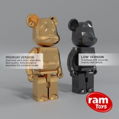 BearBrick_1.jpg Bear Brick - LOW Version or Premium version is your choice