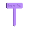 Veronica.stl Plant Sign - v2