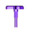 Knob and Axle.stl PLA Spring Motor Demonstrator 2