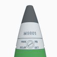 M9801.jpg 155mm XM1113 Extended Range Rocket Assisted Projectile 1:1