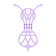 Bee-Spinner-Body-v3.stl STL file Bee Design Fidget Spinner and Wall Decor, Multi Piece, Snap Together・3D printing model to download