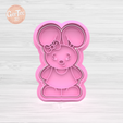 1.1277.png BUNNY BUNNY EASTER COOKIE CUTTER WITH STAMP / Cookie Cutter Bunny Easter