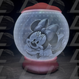 Image10.png STL file MINNIE MOUSE SPHERICAL NIGHT LIGHT LITHOPHANE・3D printable model to download