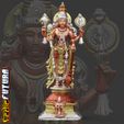 vfSQ_10_CLR25-11.jpg Vishnu el Preservador con Garuda (águila) - estilo bronce Chola
