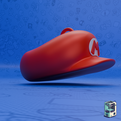 MARIO-CAP-KEYCHAIN-1.png Mario Bros cap keychain!