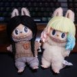 Labubu Accesorios Juguetes - Enid Miércoles Pelo Ponible