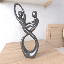 38.png STL file human Lovers Sculpture・3D printer model to download