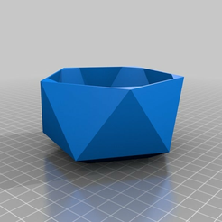abb59beb077a52760bc00d6dbb9215f8.png Free STL file Low Poly Flower Pot・Object to download and to 3D print