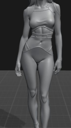 Woman Figurine 3D model