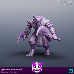 Mercenary-C-front.jpg Fichier 3D Syndicate of the Hunt | Mercenary C・Design à télécharger et à imprimer en 3D