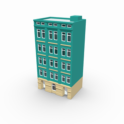 1.png Four Floor Apartment Building House